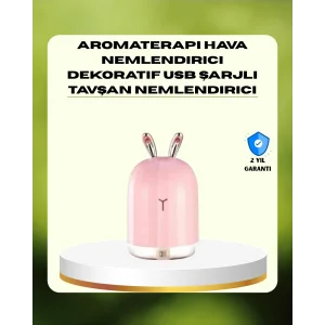 200 ml Ultrasonik Aroma Difüzör ve Hava Nemlendirici Gece Lambalı