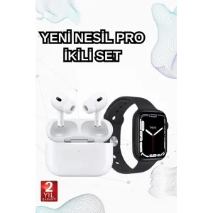 2025 Model Akıllı Saat ve Yeni Nesil Pro Bluetooth Kulaklık TWS Yüksek Ses Kaliteli