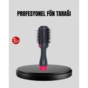 220°C Profesyonel Fön Tarağı – Negatif İyon Teknolojili, 3 Isı Kademeli, 1200W