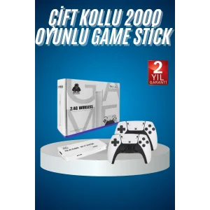 2.4 GHZ Oyun Konsolu Çift Konsol 4K Ultra Hd Game Stick
