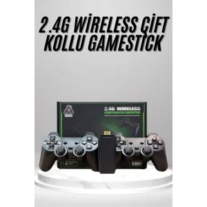 2.4g Uyumlu Kablosuz Çift Kol Atari Retro 20000 Oyun Game Stick