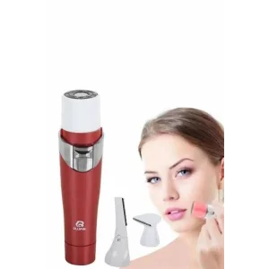 3 Başlıklı Yüz Kaş Epilasyon Aleti Değiştirilebilir Başlık Hassas Ciltlere Uygun