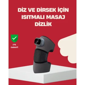 3 Seviyeli Titreşimli Isıtmalı Diz Bakım Masaj Cihazı