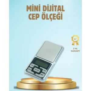 300 Gr Hassas Cep Terazisi Mavi Işıklı LCD Ekranlı