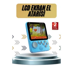 3.5 İnç Mini Atari Taşınabilir Oyun Konsolu 666 Adet Retro Oyun