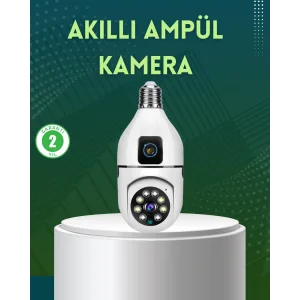 360 Derece Panoramik WiFi Kamera – Full HD Ev Güvenlik Sistemi