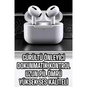 3.Nesil TWS Bluetooth Kulaklık Mikrofonlu ANC Özelliği Dokunmatik Kontrol