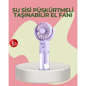 4 Kademeli Serinletici Su Buharlı El Vantilatörü