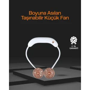 5 Kanatlı Sessiz Mini Fan 3 Vitesli Katlanabilir Asılabilir