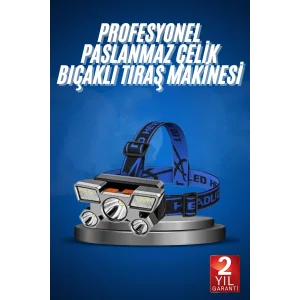 5 LED Far Şarj Edilebilir Güçlü Kafa Lambası Kamp Lambası 4 Modlu (Kopya)