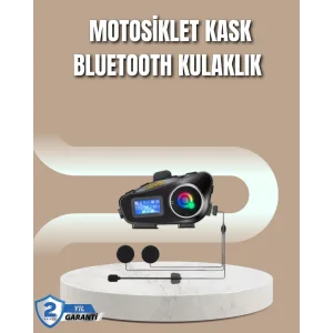 500 Metre İnterkom Mesafeli Kask Kulaklığı Gürültü Engelleyici