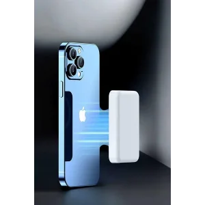 5000 Mah İOS Uyumlu Magsafe Kablosuz Şarj Hızlı Şarj Desteği