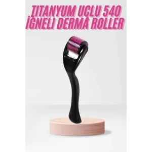540 Iğneli Derma Roller 1Mm Titanyum Uçlu Saç Kaş Serum Kullanımına Uygun