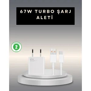 67 Watt Type C Şarj Adaptörü Xiaomi Poco X3 X4 X5 Pro Uyumlu