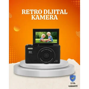 75MP 5K Video Destekli Dijital Kamera 18x Zoom Çok Eksenli Stabilizasyon