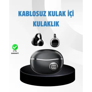 Açık Kulak Kablosuz Bluetooth Kulaklık – Konforlu Tasarım ve Uzun Süreli Kullanım