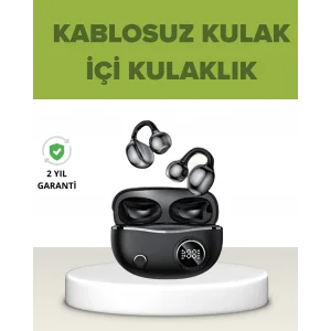 Açık Kulak Tasarımlı Bluetooth 5.4 Kablosuz Kulaklık – Uzun Pil Ömrü