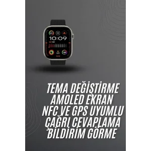 Akıllı saat 2.02 inch Nabız Ölçer Arama Konuşma Müzik Dinleme