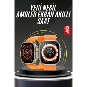 Akıllı Saat Android ve İOS Uyumlu 49 MM NFC Özelliği GPS Takibi