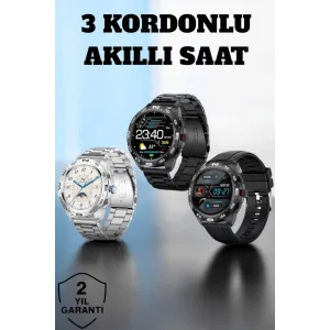 Akıllı Saat Arama Cevaplayan Titreşim Özelliğiyle Bildirim Görebilen