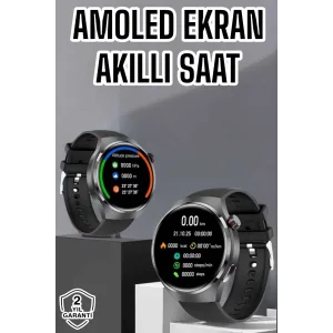 Akıllı Saat Bluetooth Bağlantılı Amoled Ekran Uyku ve Sağlık Takibi