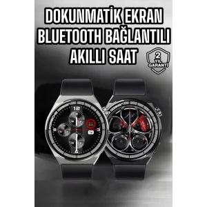 Akıllı Saat Dokunmatik Ekran Sesli Görüşme ve Bildirim Görme Sağlık Takibi