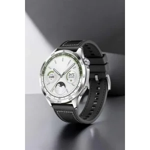 Akıllı Saat Metal Kordonlu GPS ve NFC Uyumlu Arama Cevaplayan