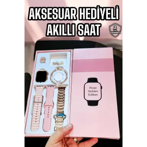 Akıllı Saat Sesli Görüşme Bildirim Görme Uyku ve Sağlık Takibi