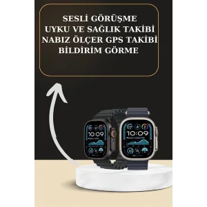 Akıllı Saat Sesli Görüşme Titreşimli GPS Bağlantısı Müzik Dinleme Sosyal Medya Bildirimleri