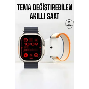 Akıllı Saat Yeni Nesil Sesli Asistan Uyku ve Sağlık Takibi Adımsayar