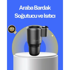 Araç İçi Isıtıcı Soğutucu Bardaklık 60°C Isıtma -4°C Soğutma