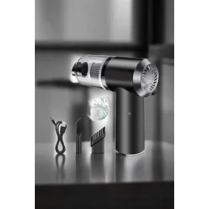 Araç İçi Süpürge Filtreli Şarjlı Süpürge Vakumlu Yıkanabilir