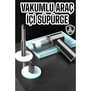 Araç İçi Süpürge Vakumlu Şarjlı Süpürge Filtreli