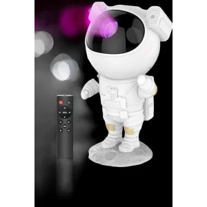 Astronot Bluetooth Hoparlör Gökyüzü Projektör Gece Lambası