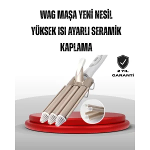 Ayarlanabilir Isılı Bukle Saç Maşası