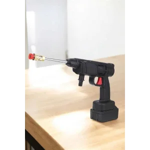 Bahçe ve Araba Yıkama Tabancası Su Basınçlı Hazneli Bataryalı Oto Yıkama