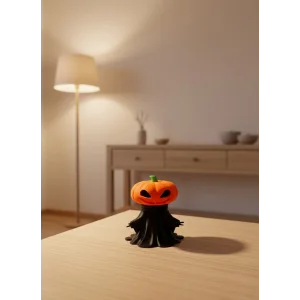 Balkabağı Figür 9cm Cadılar Bayramı Dekoratif Biblo