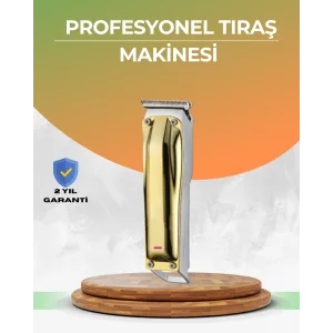 Berber Tipi Saç Sakal Kesme Makinesi USB Şarjlı Sessiz Motorlu