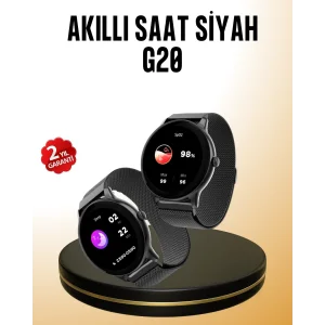 Bluetooth Akıllı Saat G20 Mini – Adım Sayar, Kalori Ölçer, Kalp Atışı Takibi