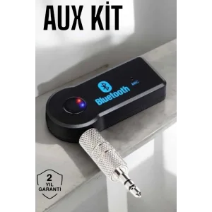Bluetooth Araç Kiti Bt 350 Aux Çıkışlı Tüm Araçlara Uyumlu