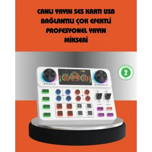 Bluetooth Bağlantılı Karaoke ve Yayın Ses Kontrol Ünitesi