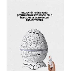 Bluetooth Hoparlör Özellikli 7 Renkli Gece Aydınlatması