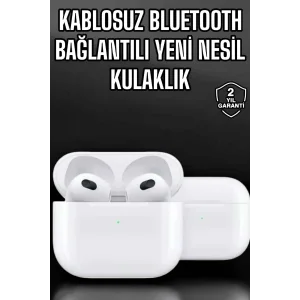 Bluetooth Kulaklık 3.Nesil Kablosuz Uzun Pil Ömrü Dokunmatik Kontrol