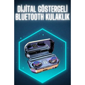 Bluetooth Kulaklık Android ve İOS Uyumlu ANC Özellikli Dijital Şarj Göstergeli