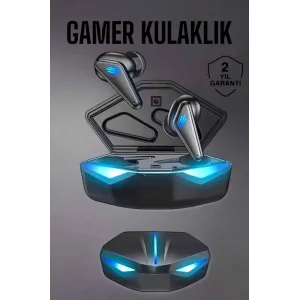 Bluetooth Oyuncu Kulaklığı Led Işıklı Kablosuz ANC Özelliği