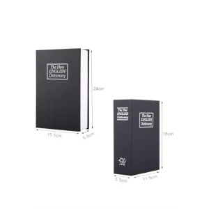 Büyük Boy Anahtarlı Kitap Görünümlü Gizli Kasa Çelik Kasa Altın Kasası