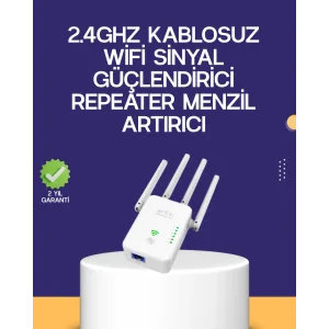 Çift Bantlı Otomatik Kurulum WiFi Repeater Menzil Genişletici