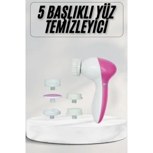 Cilt Temizleme ve Masaj Aleti 5 Başlıklı Akne ve Sivilce Önleyici