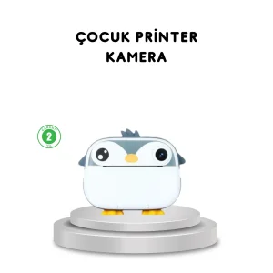 Çocuk Fotoğraf Makinesi Termal Baskılı Anında Çıktı HD Video Kayıtlı