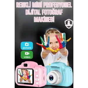 Çocuk Kamerası Profesyonel Hafif Ve Uzun Ömürlü USB Şarjlı 2.0 İnç